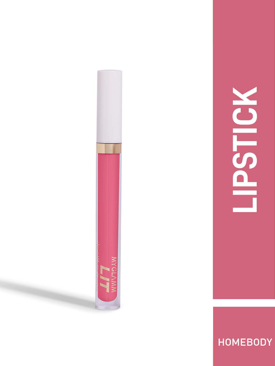 

MyGlamm LIT Liquid Matte Lipstick-Homebody-3ml, Nude