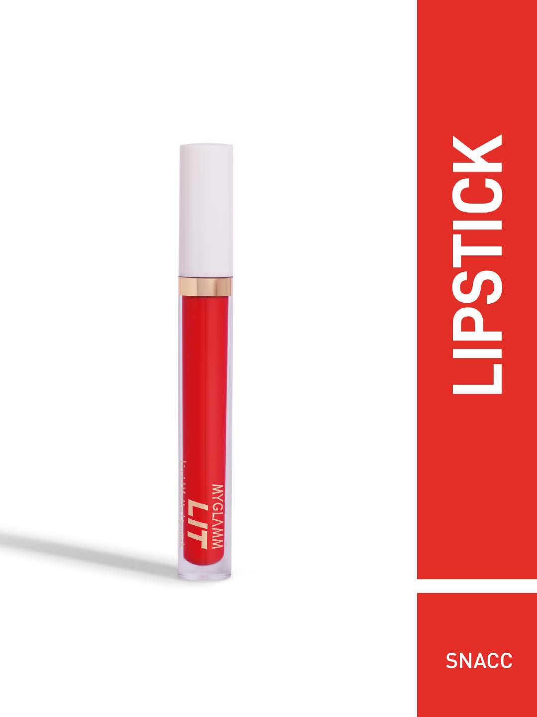 

MyGlamm LIT Liquid Matte Lipstick-Sicc-3ml, Red