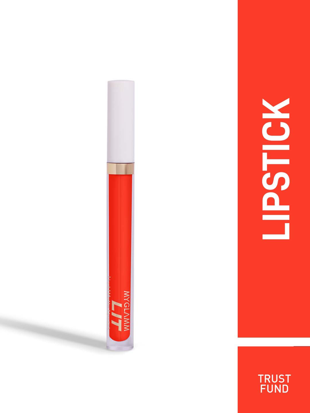 

MyGlamm LIT Liquid Matte Lipstick 3 ml - Trust Fund, Red