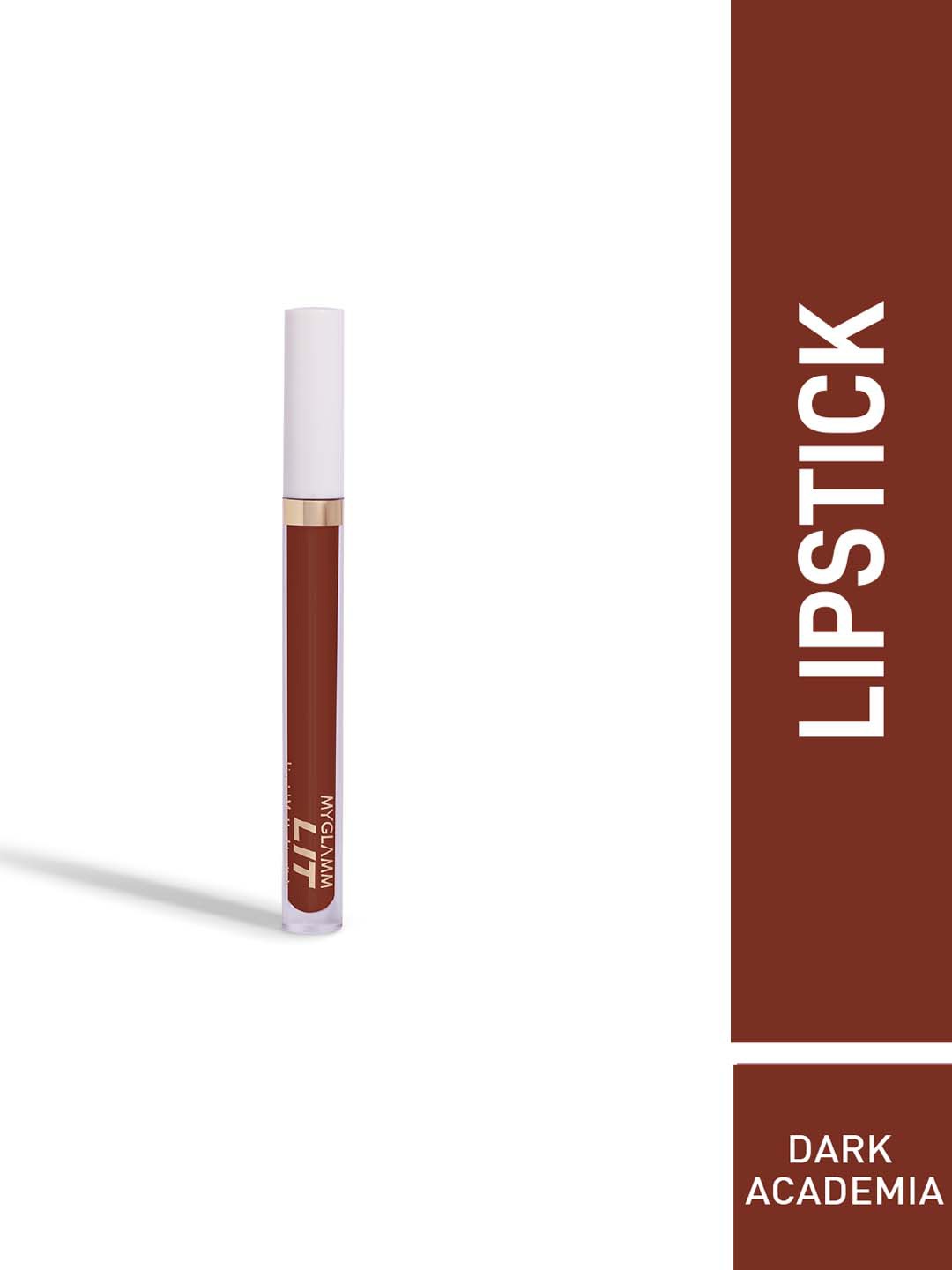 

MyGlamm LIT Liquid Matte Lipstick-Dark Academia-3ml, Brown
