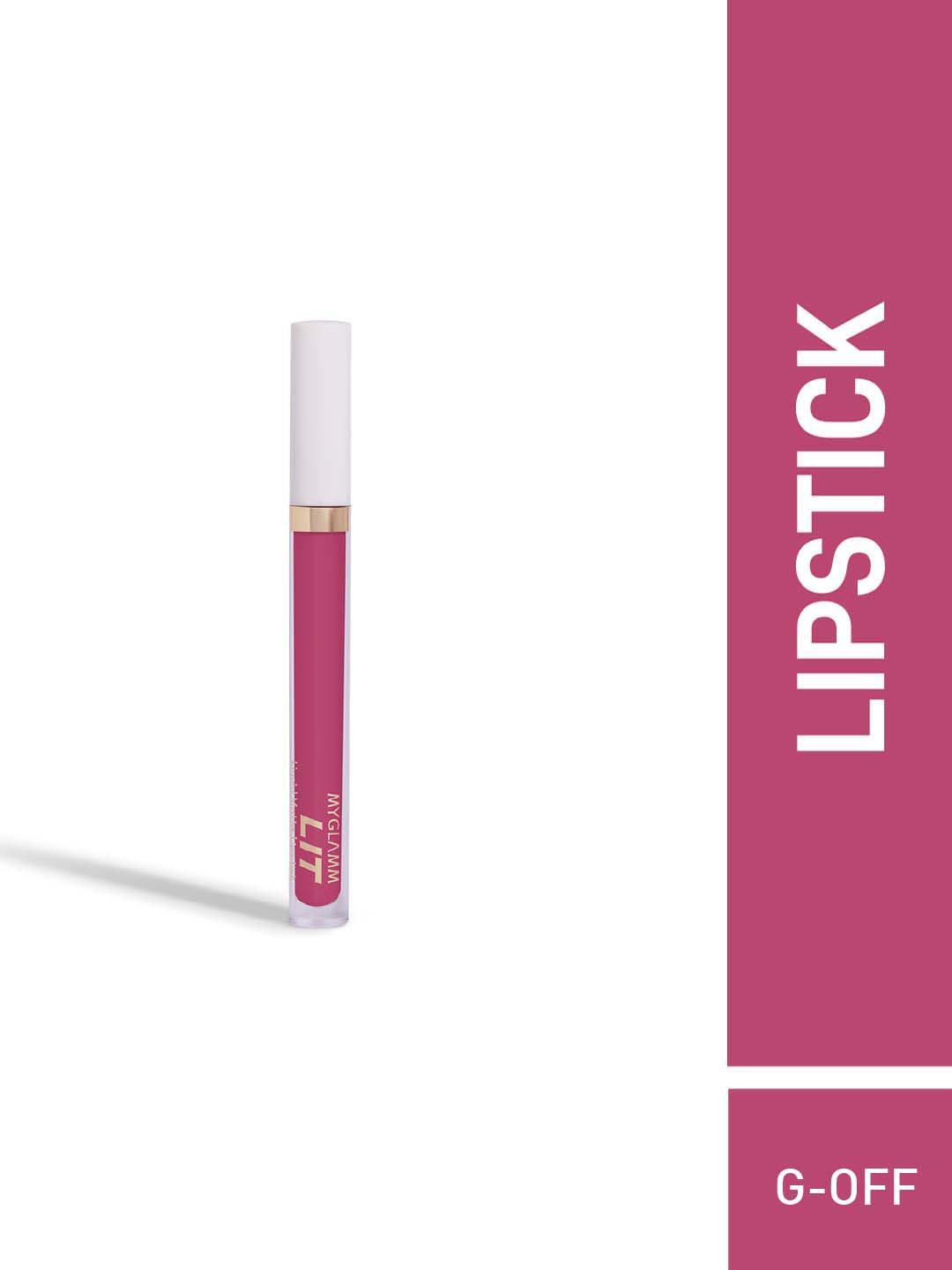 

MyGlamm LIT Liquid Matte Lipstick 3 ml - Go Off, Purple