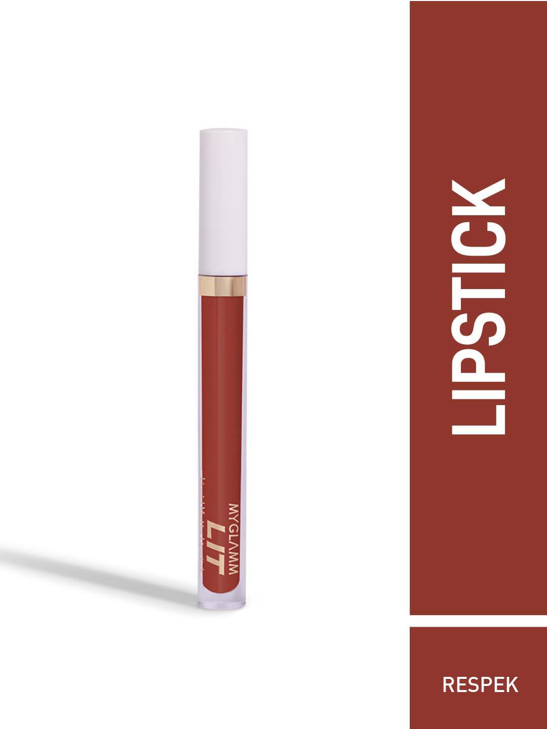 

MyGlamm LIT Liquid Matte Lipstick-Respek-3ml, Nude