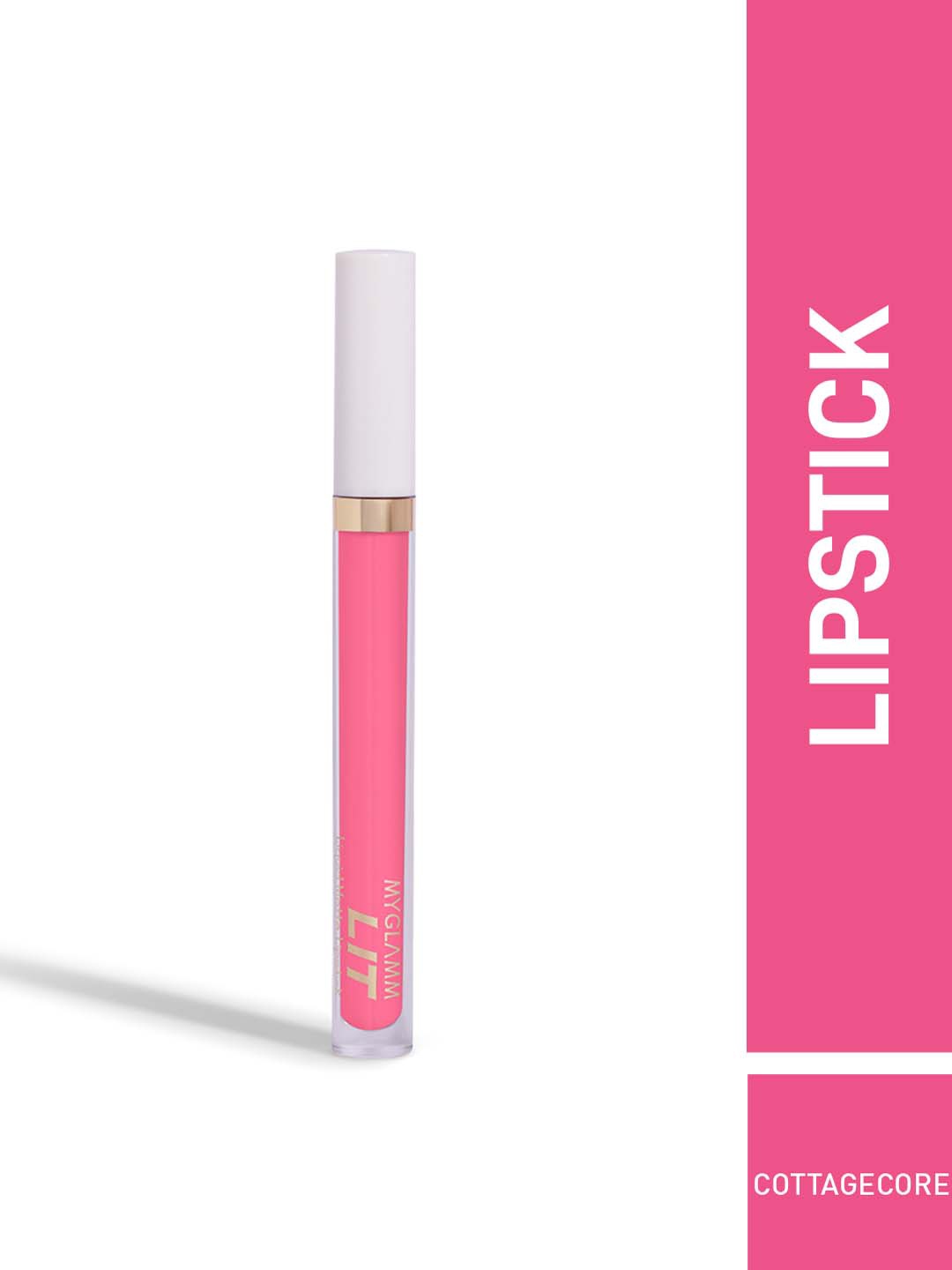 

MyGlamm LIT Liquid Matte Lipstick-Cottagecore-3ml, Pink