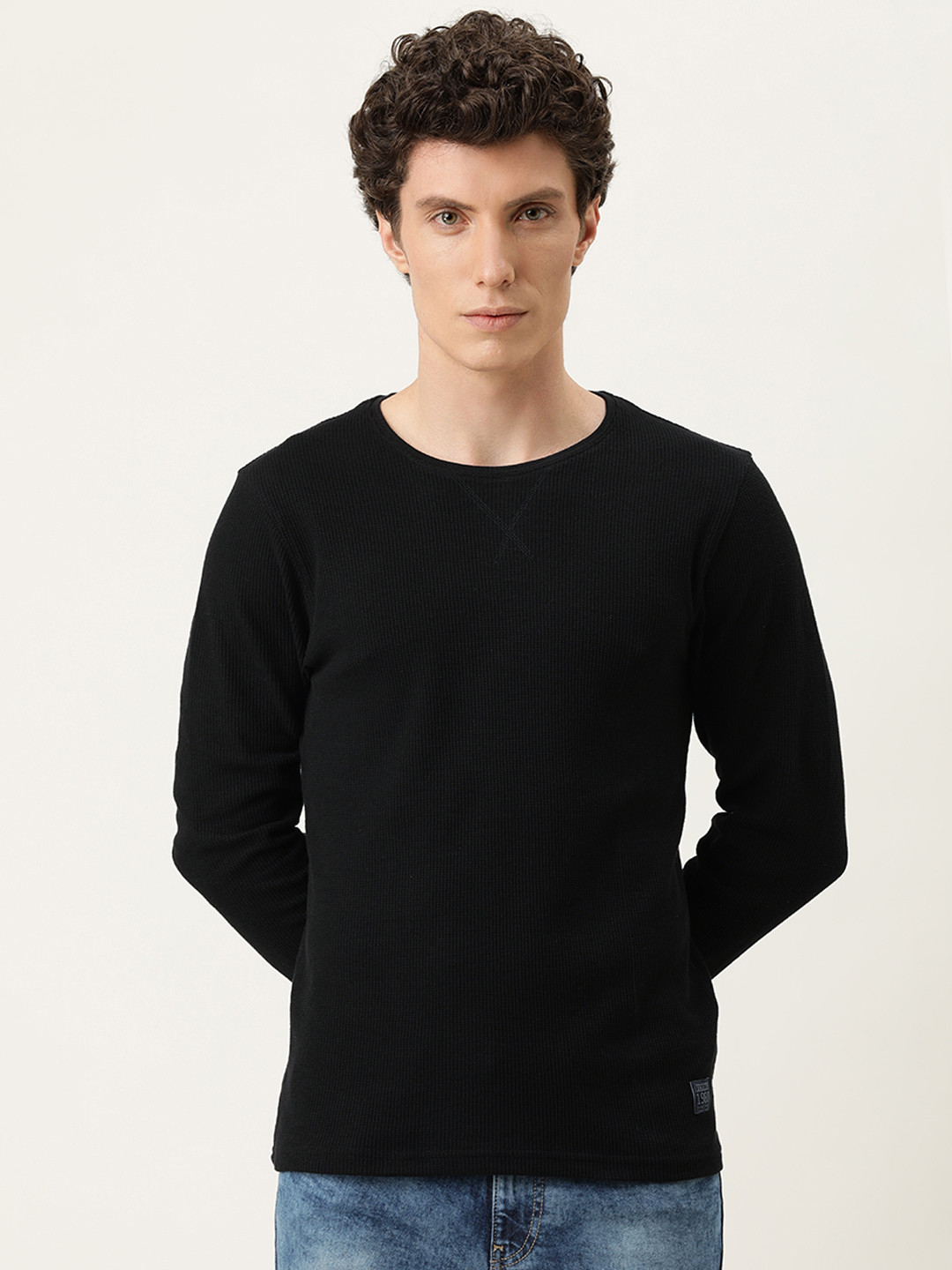 

Flying Machine Men Black T-shirt