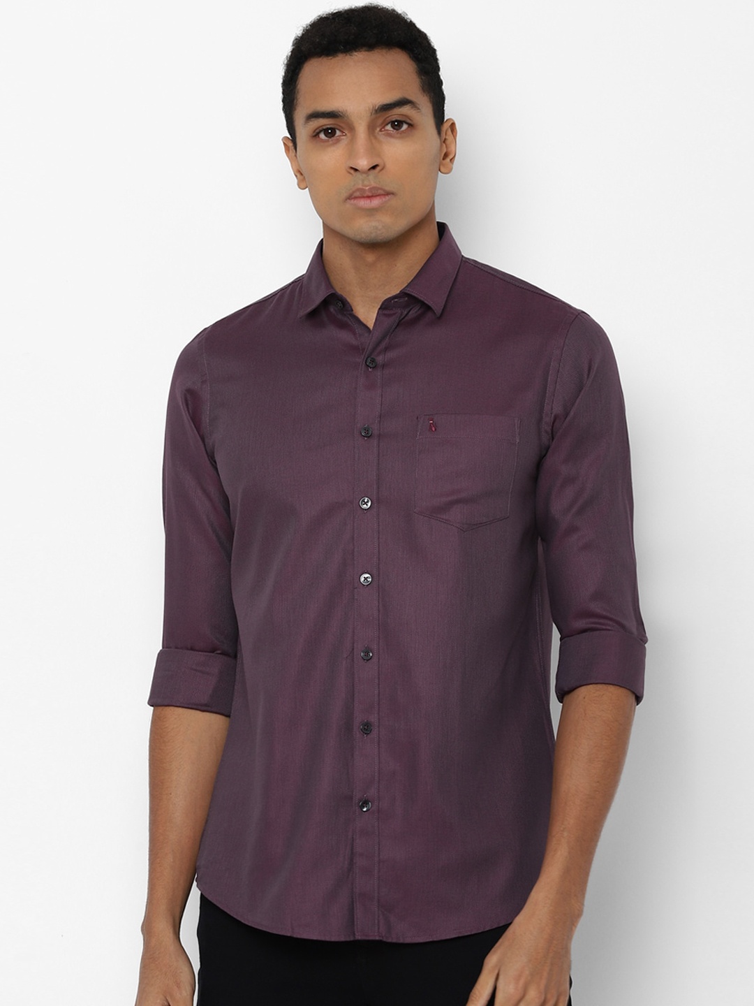 

SIMON CARTER LONDON Men Purple Opaque Printed Casual Shirt