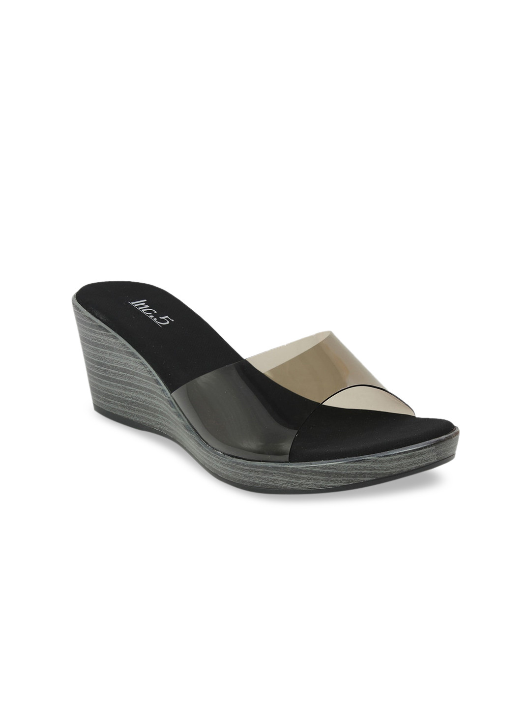 

Inc 5 Women Black Solid Wedges