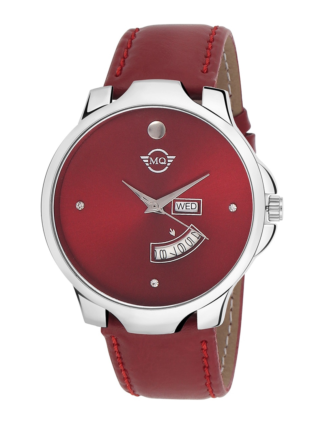 

MUTAQINOTI Men Red Analogue Automatic Watch MQWT-TM157