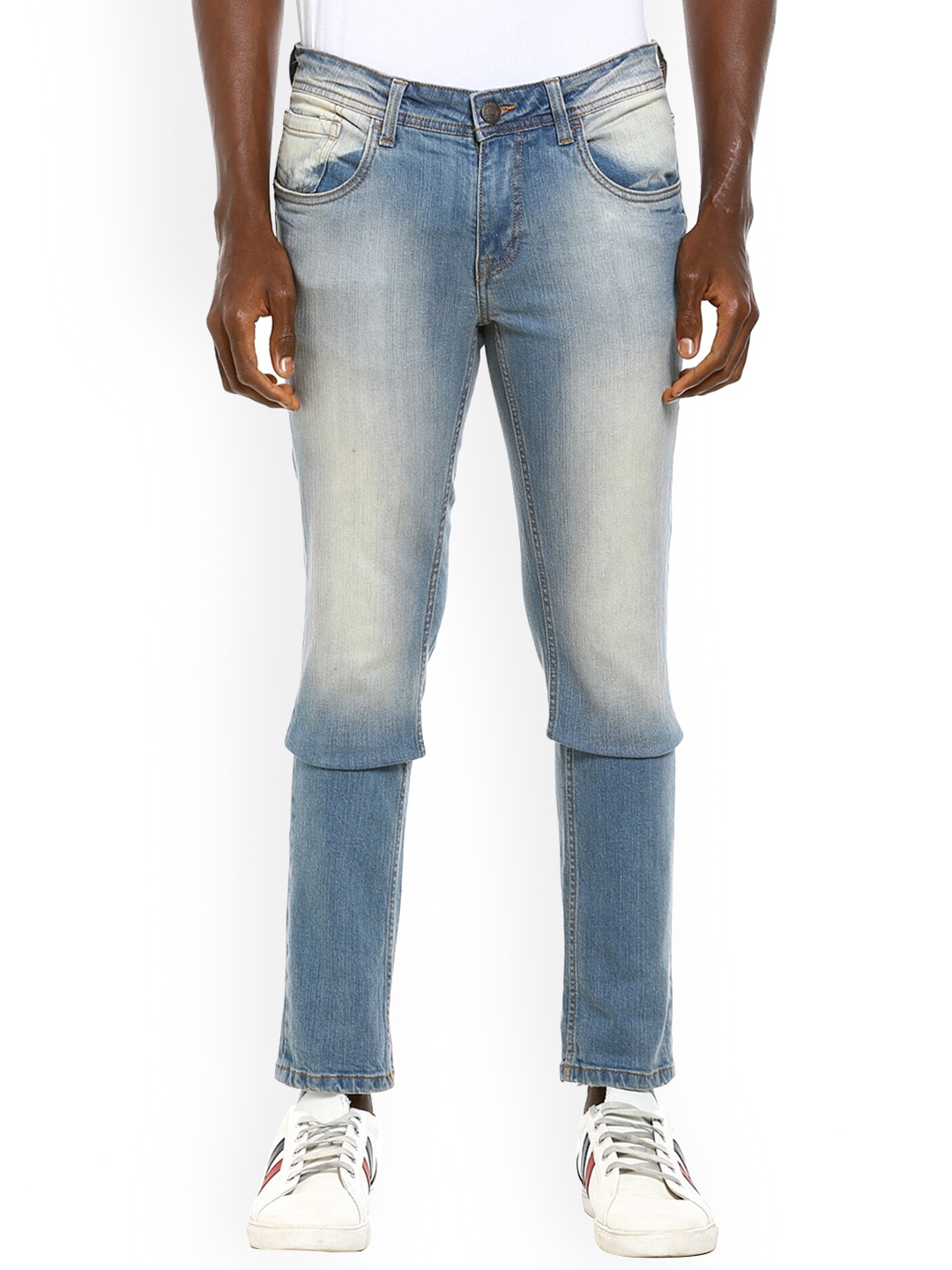 

Cherokee Men Blue Slim Fit Heavy Fade Jeans