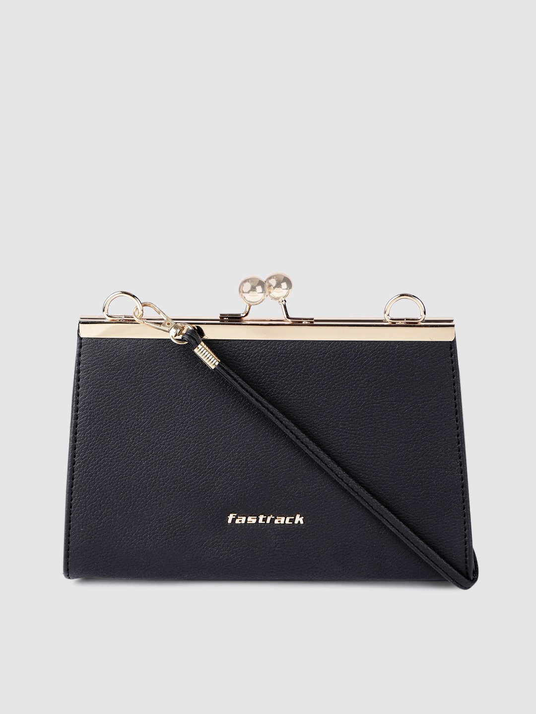 

Fastrack Black Solid Clutch