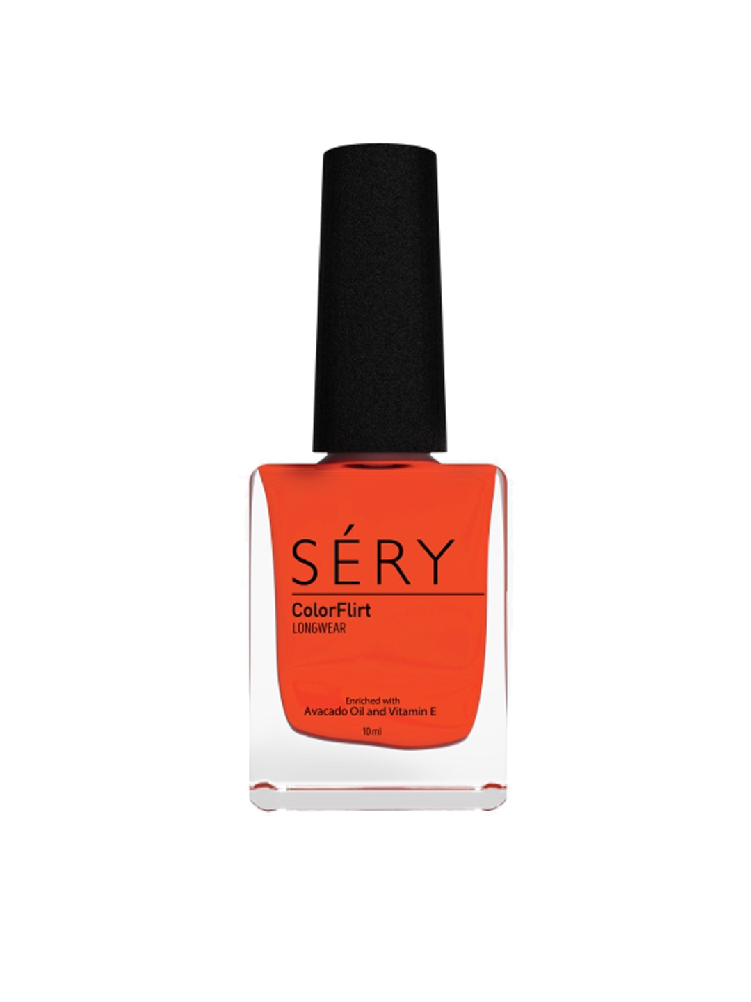 

SERY ColorFlirt Avocado Oil & Vitamin E Long Wear Nail Lacquer 5 ml - Fire Orange 05