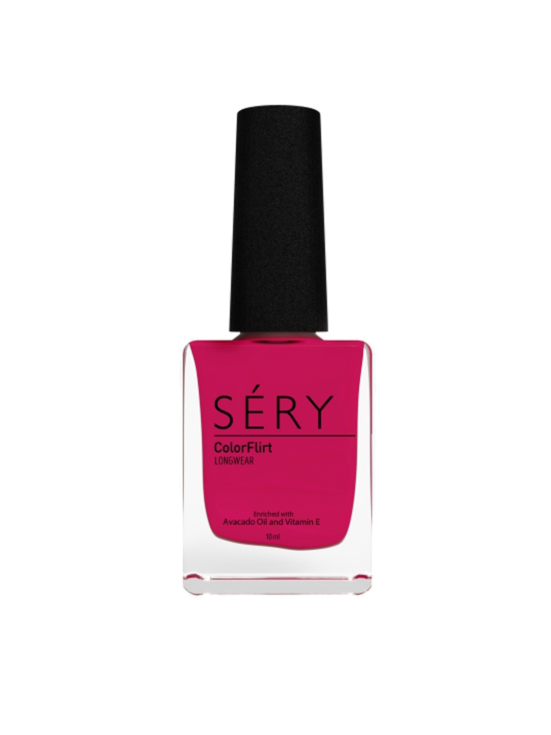 

SERY ColorFlirt Avocado Oil & Vitamin E Long Wear Nail Lacquer 5 ml - Petal Pink 09, Fuchsia