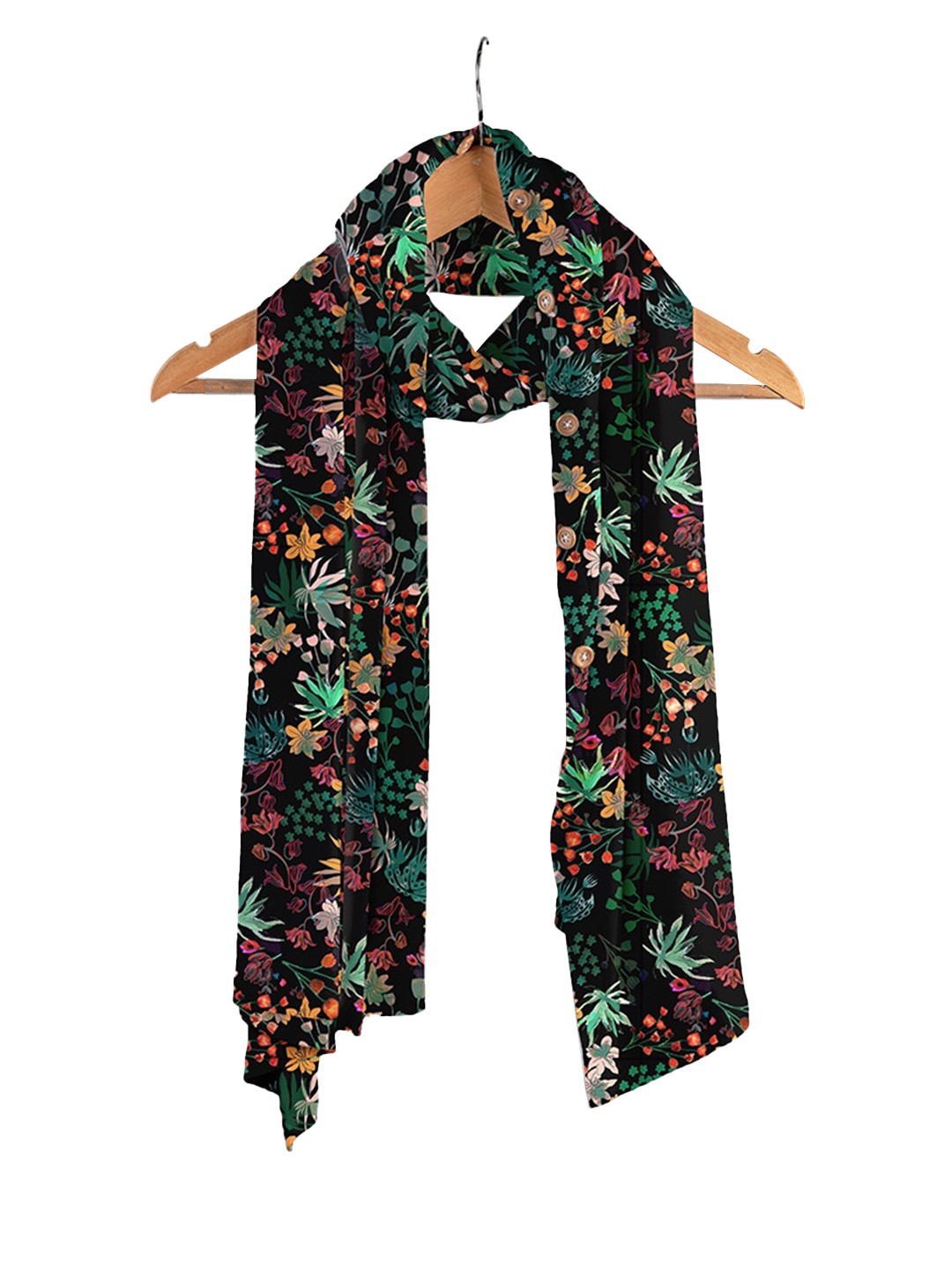 

SuperBottoms Women Navy Blue Sustainable Pure Cotton Printed Tasselled Nursing Poncho