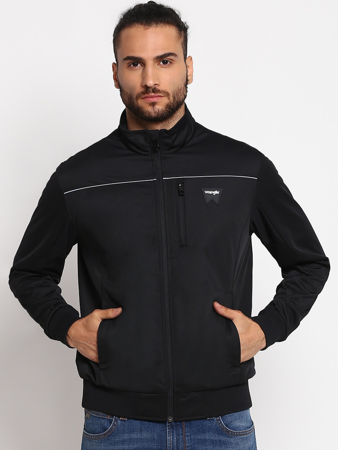 

Wrangler Men Black Bomber Jacket