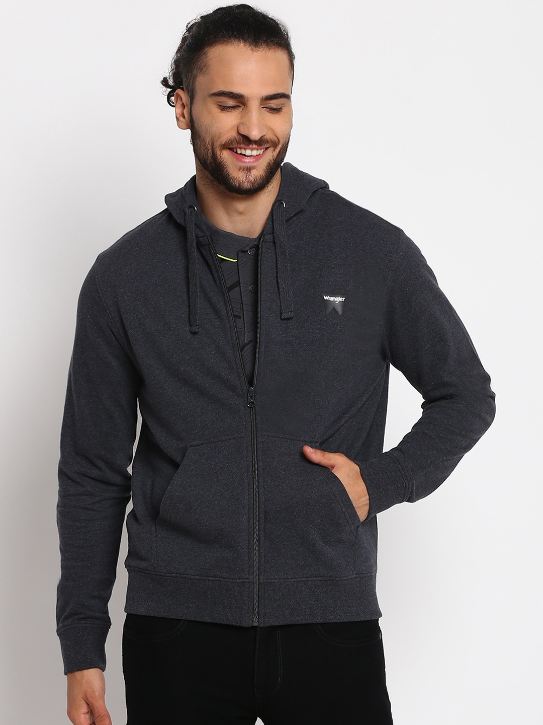 

Wrangler Men Grey Sweatshirt