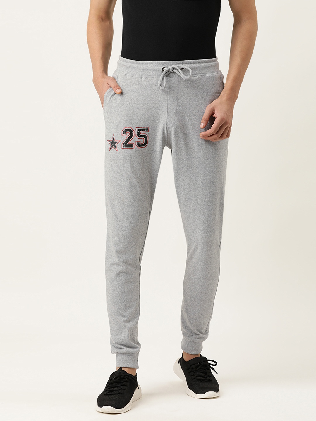 

Urban Dog Men Grey Cotton Knitted Track Pant
