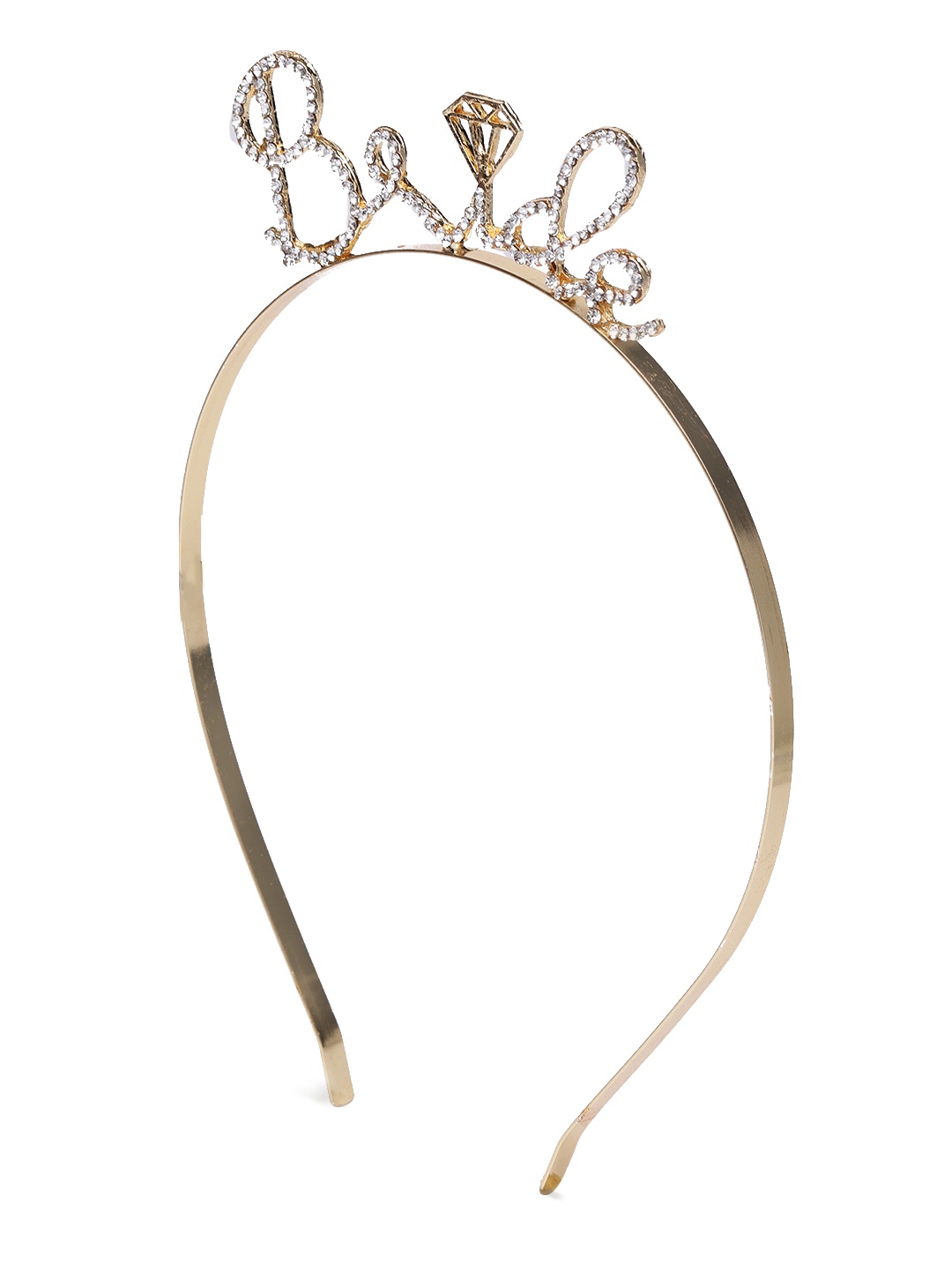 

AccessHer Women Gold-Toned Embellished Bridal Hairband