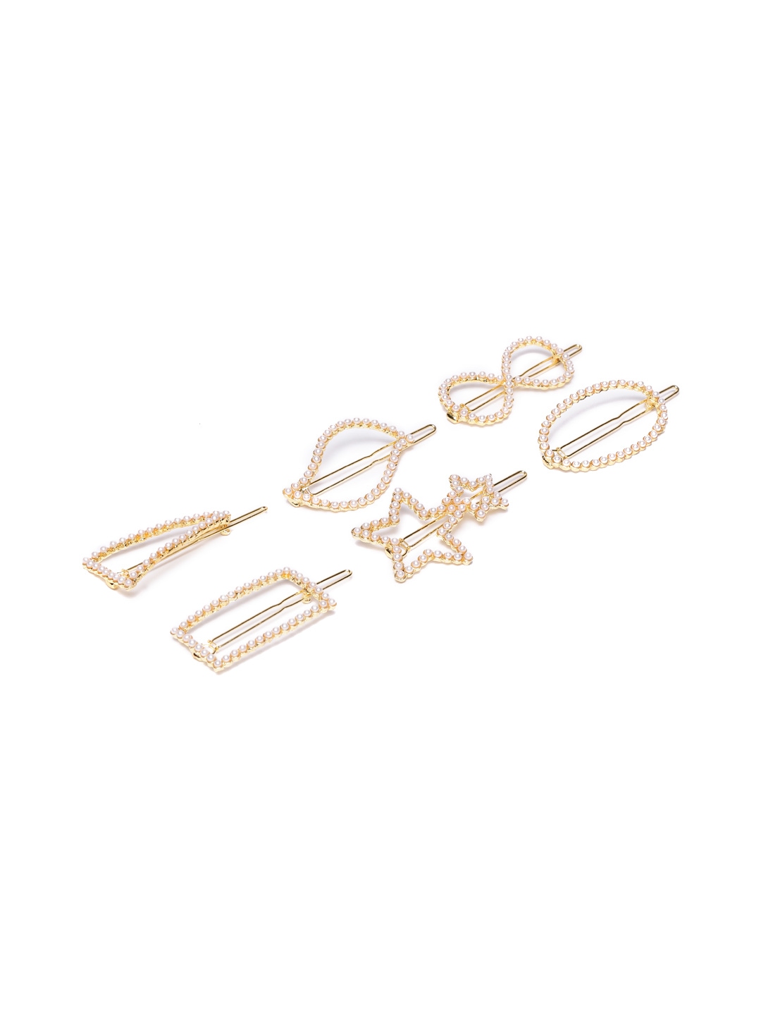 

AccessHer Women Gold-Toned Set of 6 Bobby Pins