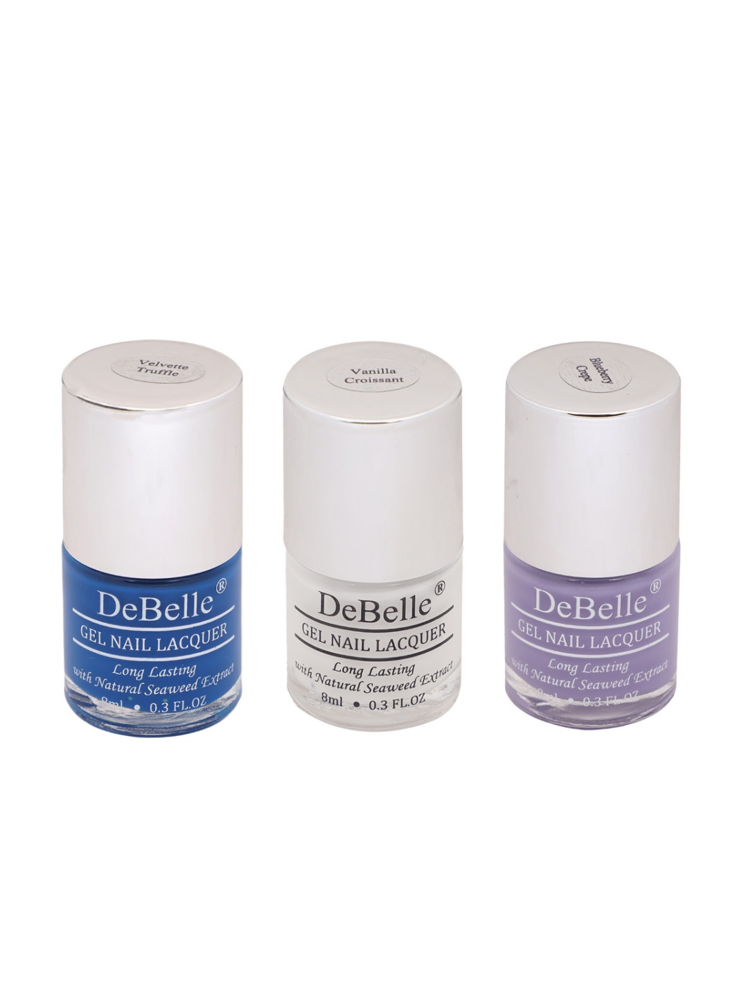 

DeBelle Set of 3 Strawberry Pastels Gel Nail Polish - 8ml Each, Blue