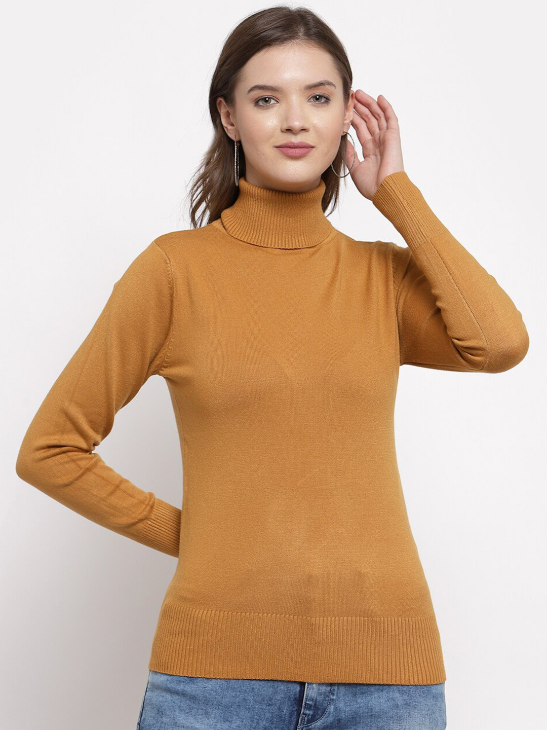 

Mafadeny Women Brown Pullover