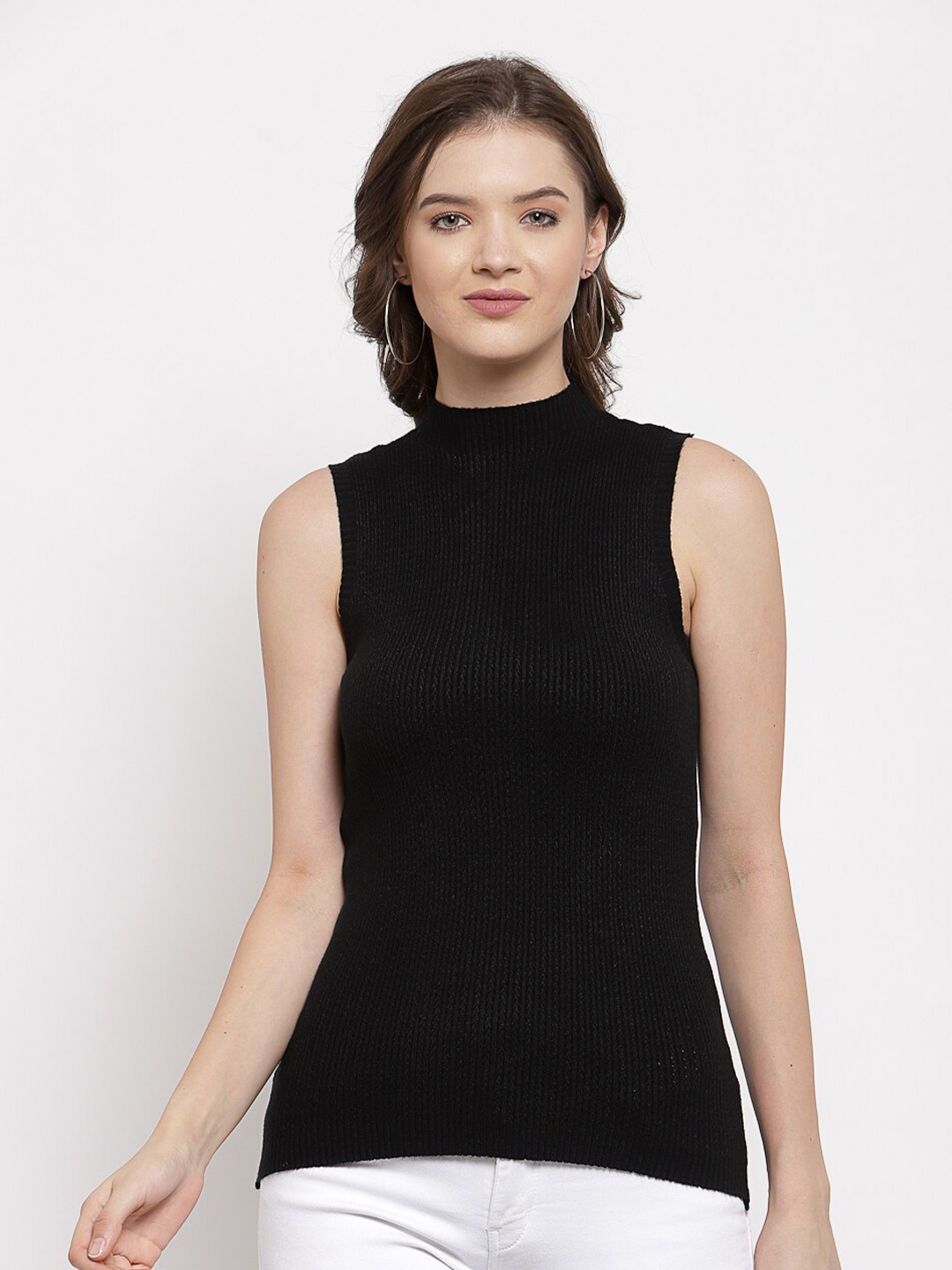 

Mafadeny Women Black Pullover