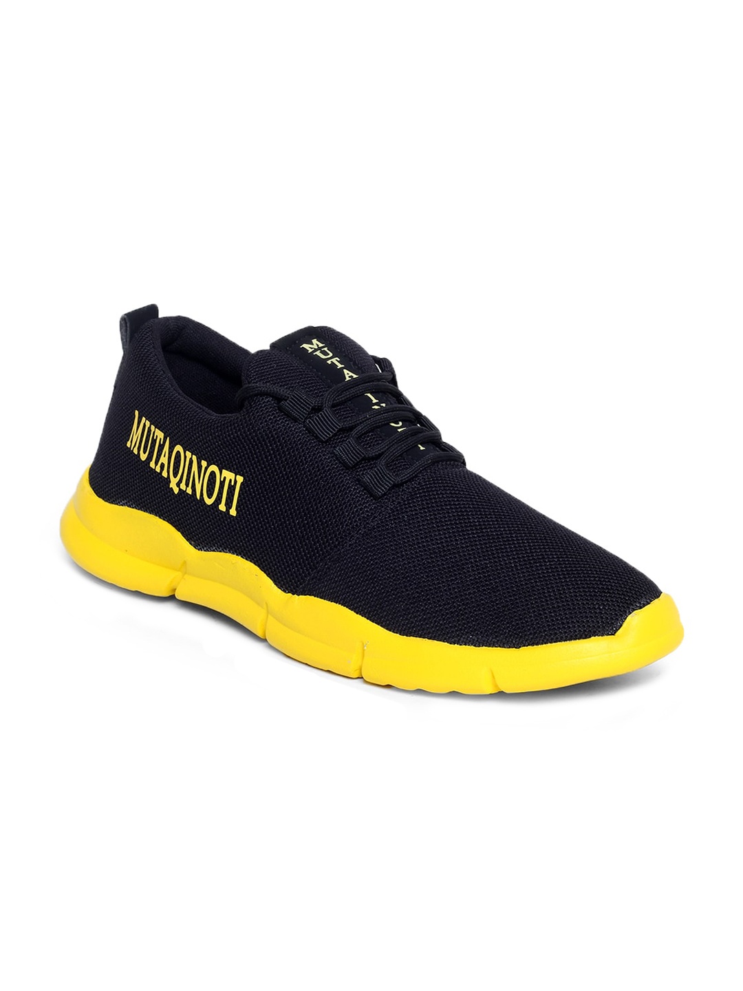 

MUTAQINOTI Men Black Printed Sneakers