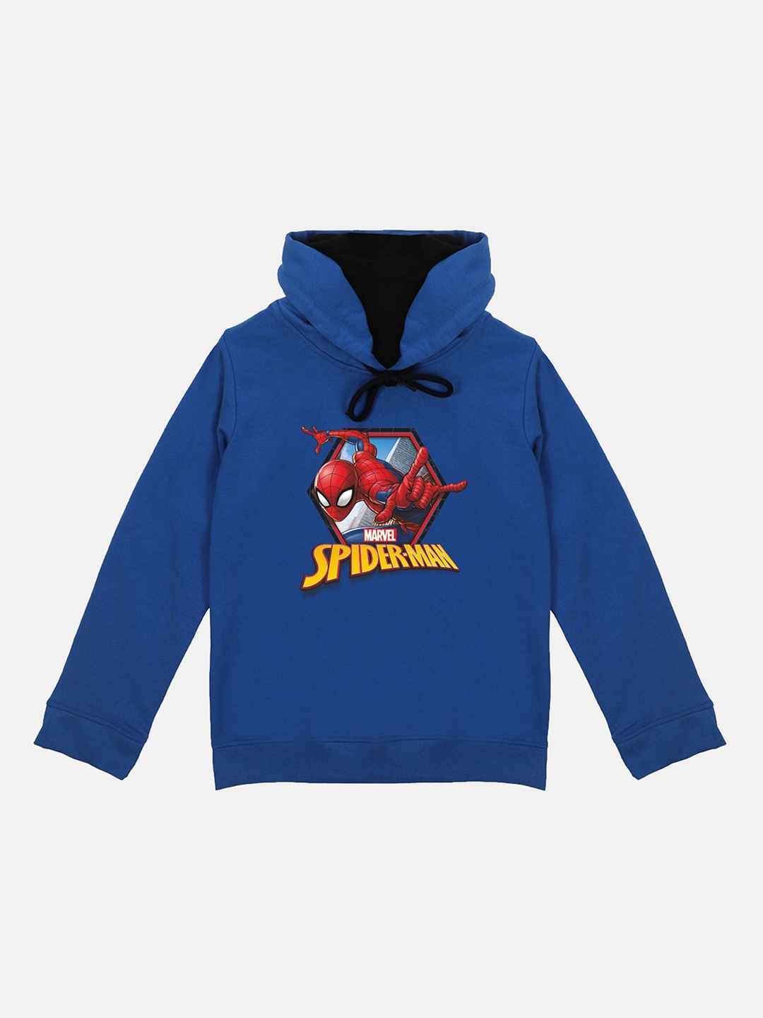

Marvel by Wear Your Mind Boys Blue & Red Spider-Man Printed Hooded Sweatshirt