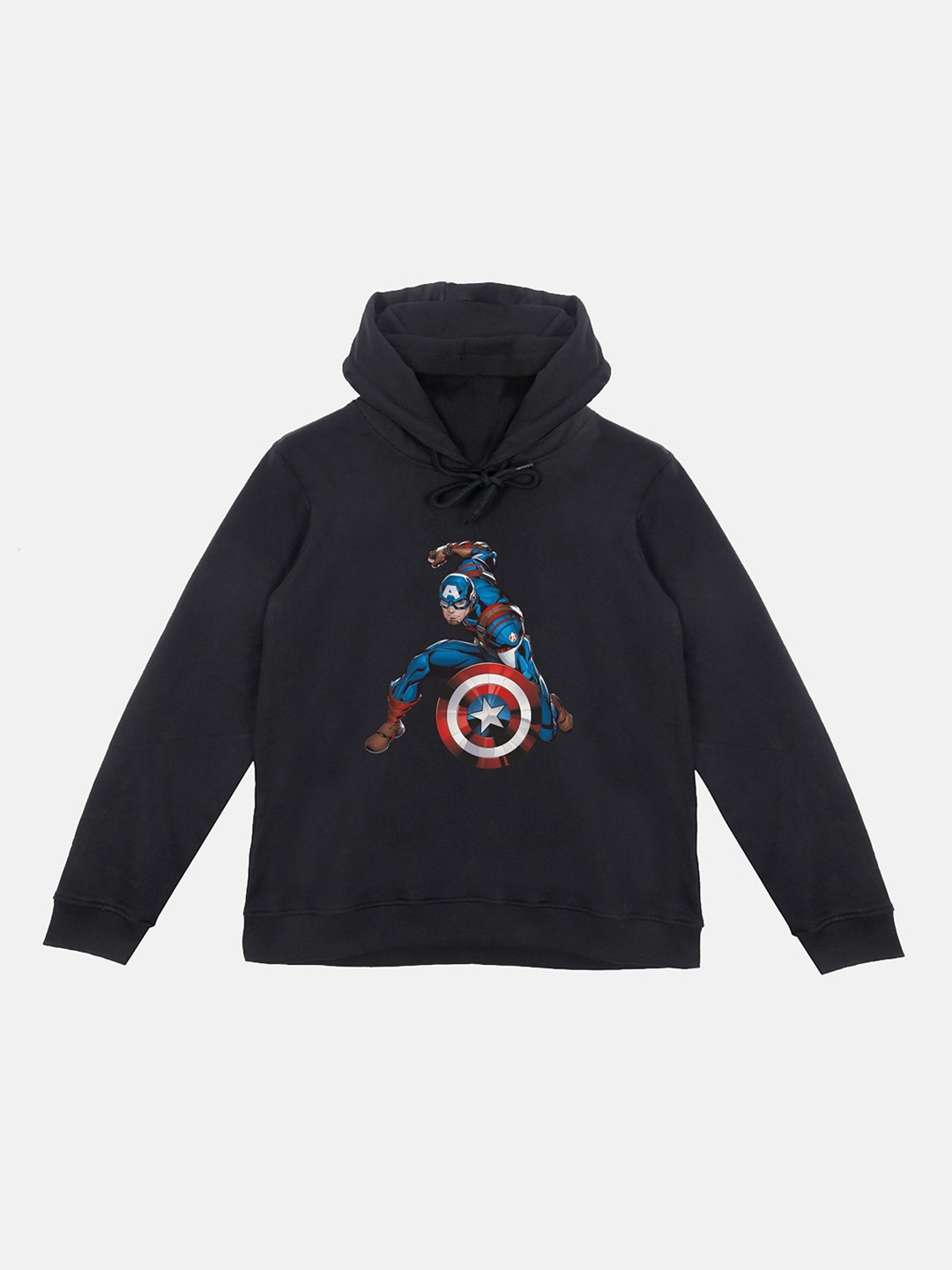 

Marvel by Wear Your Mind Boys Black Avengers Printed Sweatshirt