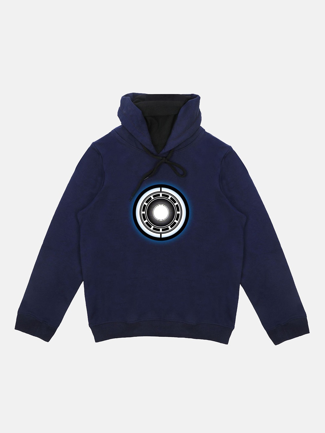 

Marvel by Wear Your Mind Kids Navy Blue Marvel Printed Hooded Sweatshirt