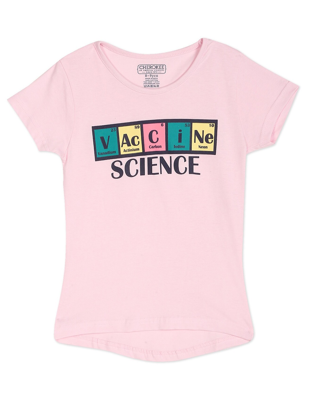 

Cherokee Girls Pink Printed T-shirt