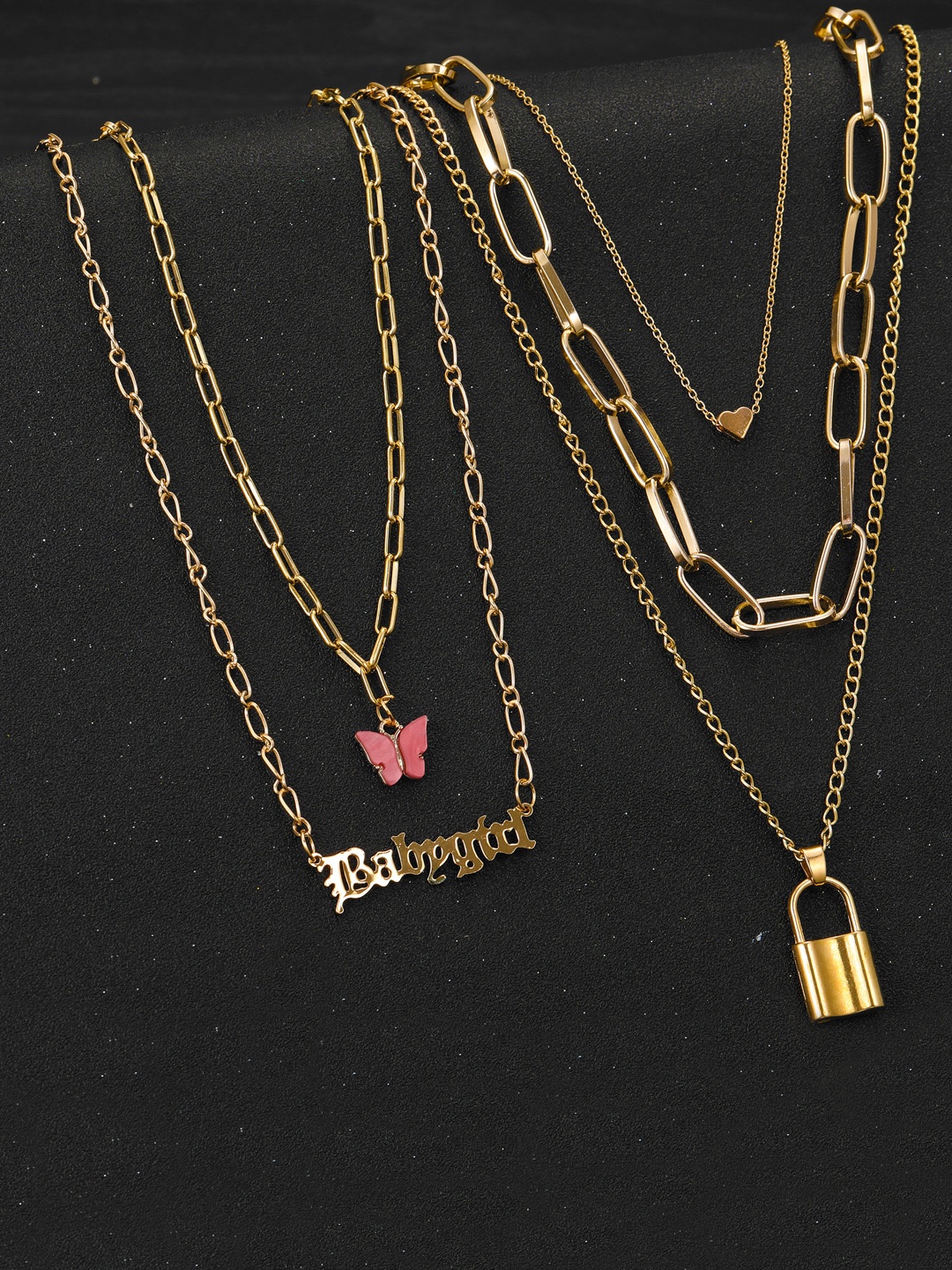 

Jewels Galaxy Set Of 2 Gold-Plated Layered Necklace