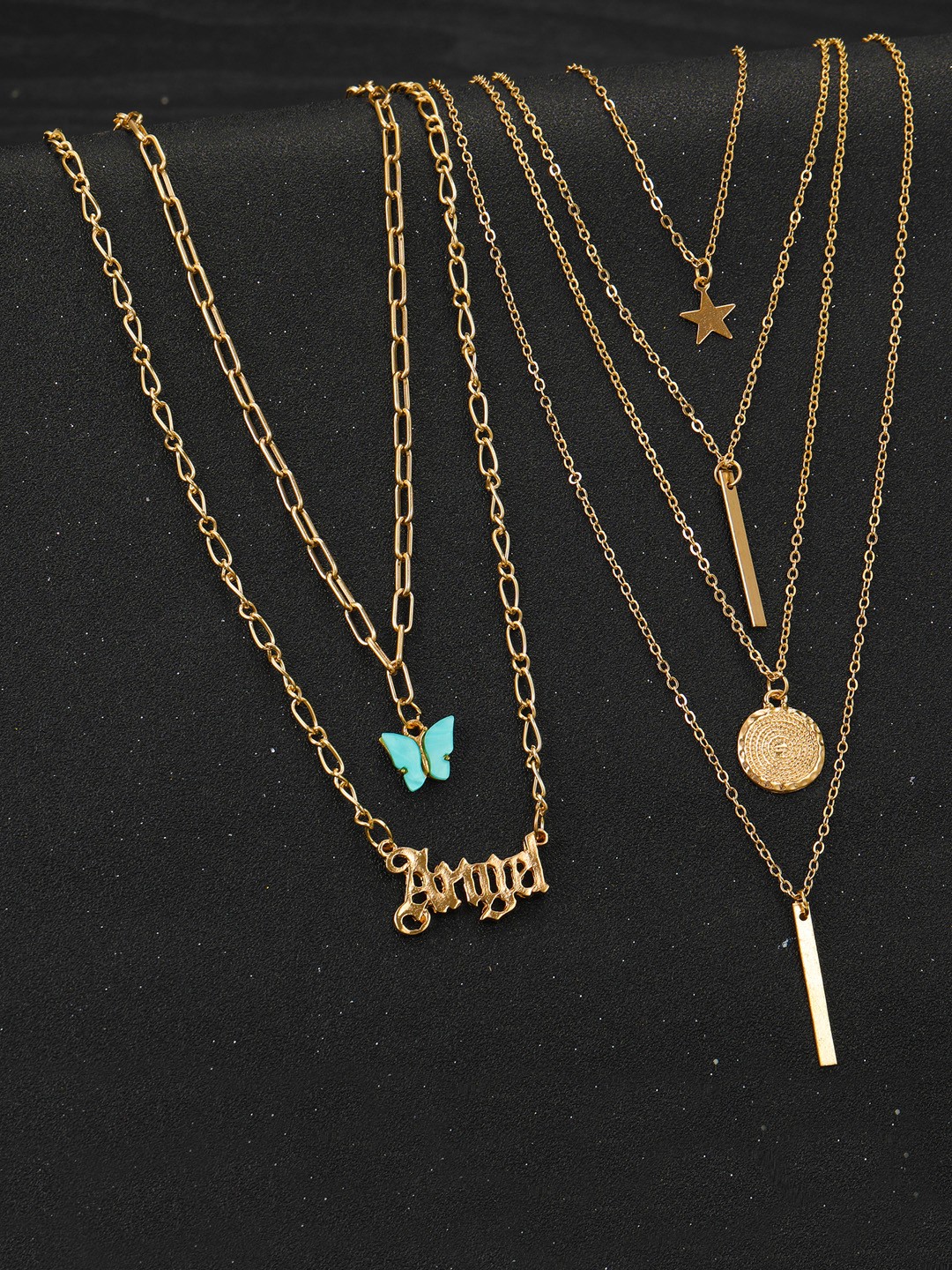 

Jewels Galaxy Set Of 2 Gold-Plated Layered Necklace
