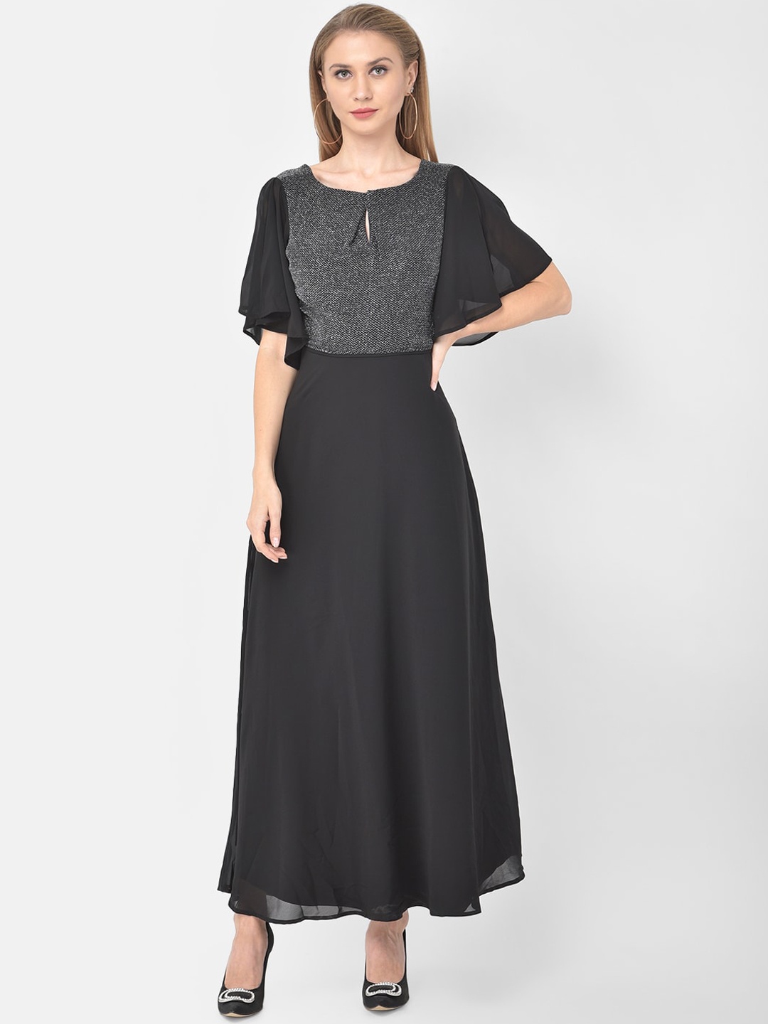 

Latin Quarters Black Maxi Dress