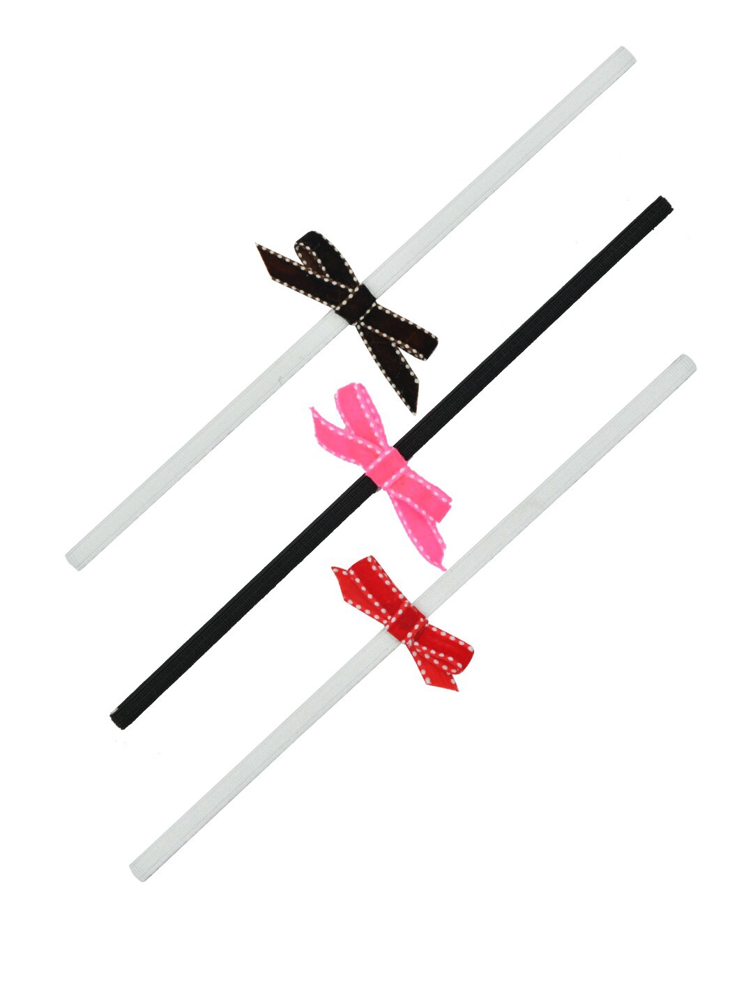 

FUNKRAFTS Girls Pack of 3 Multicolored Trendy Headbands, Multi