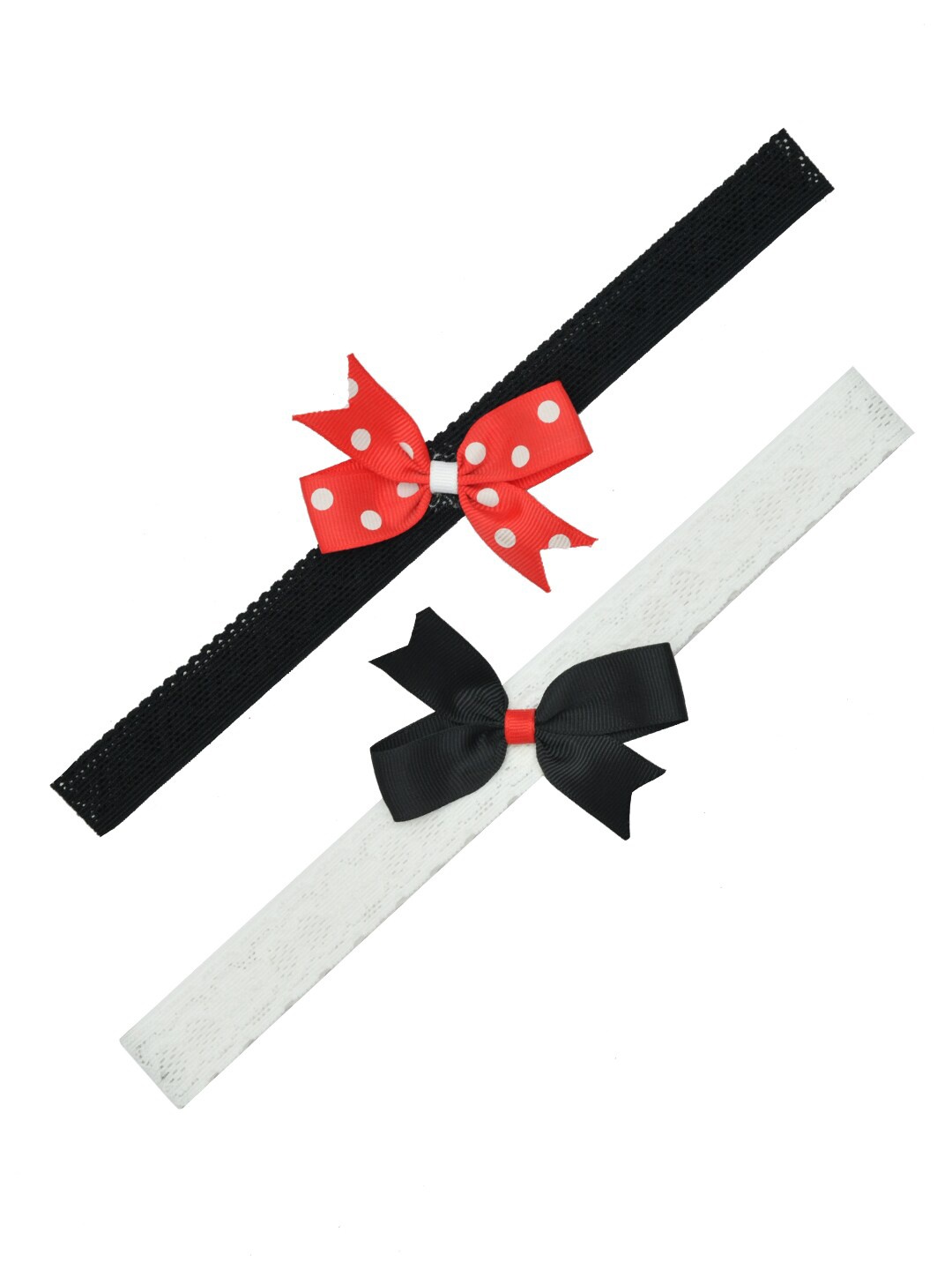 

FUNKRAFTS Girls Set of 2 Hairbands, White