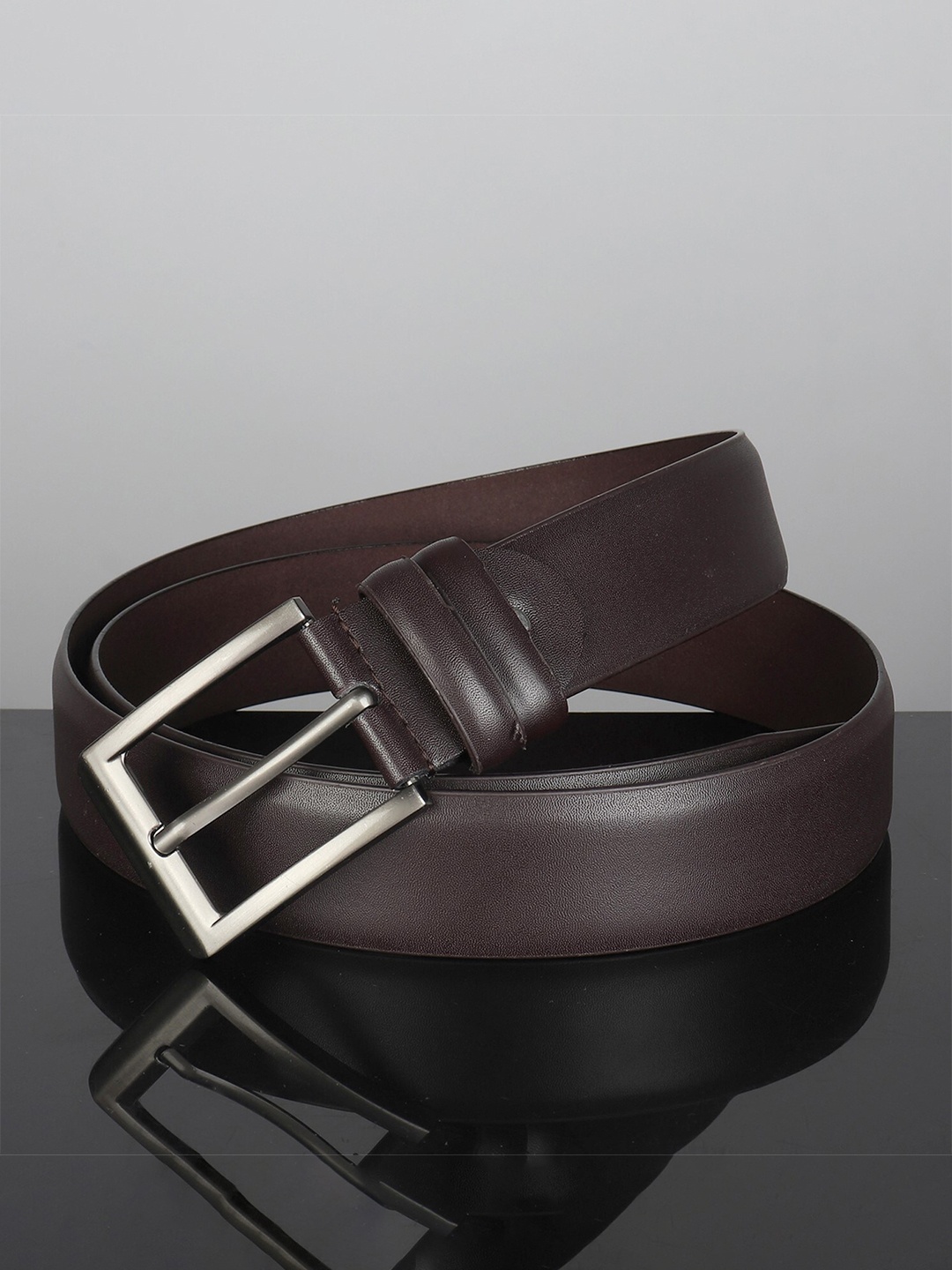 

Kastner Men Brown Solid Slim Formal Belt
