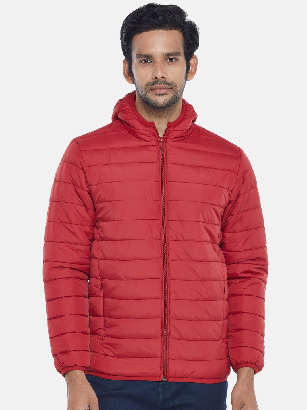 

BYFORD by Pantaloons Men Red Padded Jacket