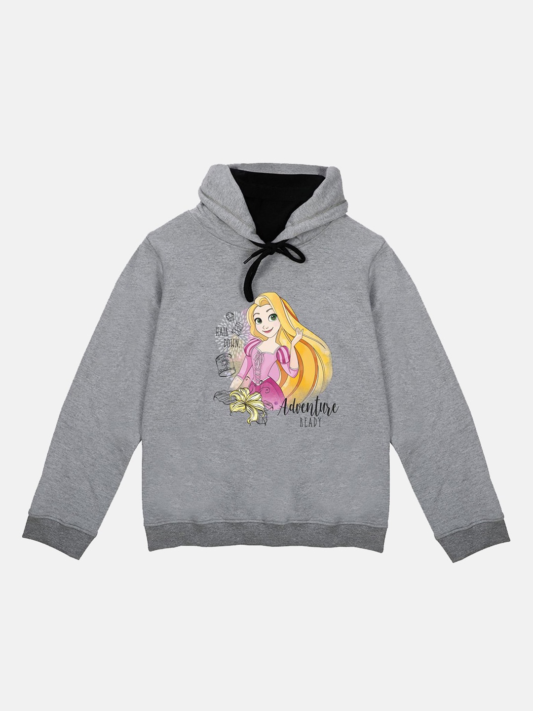 

Disney by Wear Your Mind Girls Grey Printed Sweatshirt