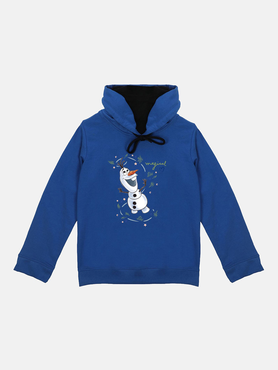 

Disney by Wear Your Mind Girls Blue Frozen Printed Sweatshirt