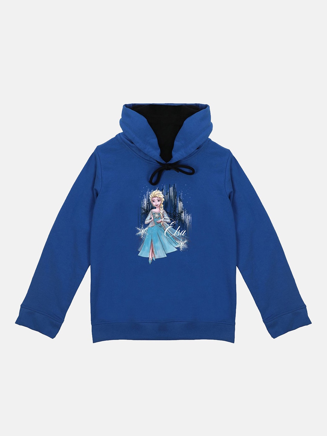 

Disney by Wear Your Mind Girls Blue Printed Sweatshirt