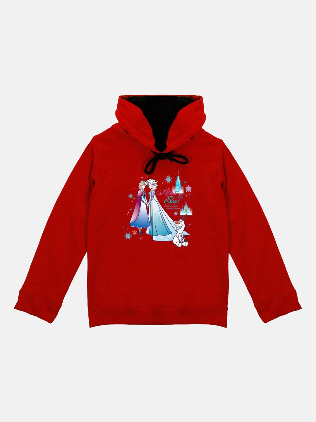 

Disney by Wear Your Mind Girls Red Printed Sweatshirt