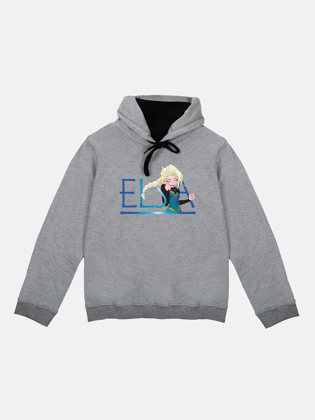 

Disney by Wear Your Mind Girls Grey Frozen Printed Sweatshirt