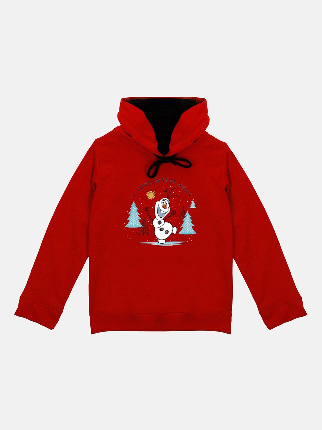 

Disney by Wear Your Mind Girls Red Printed Sweatshirt