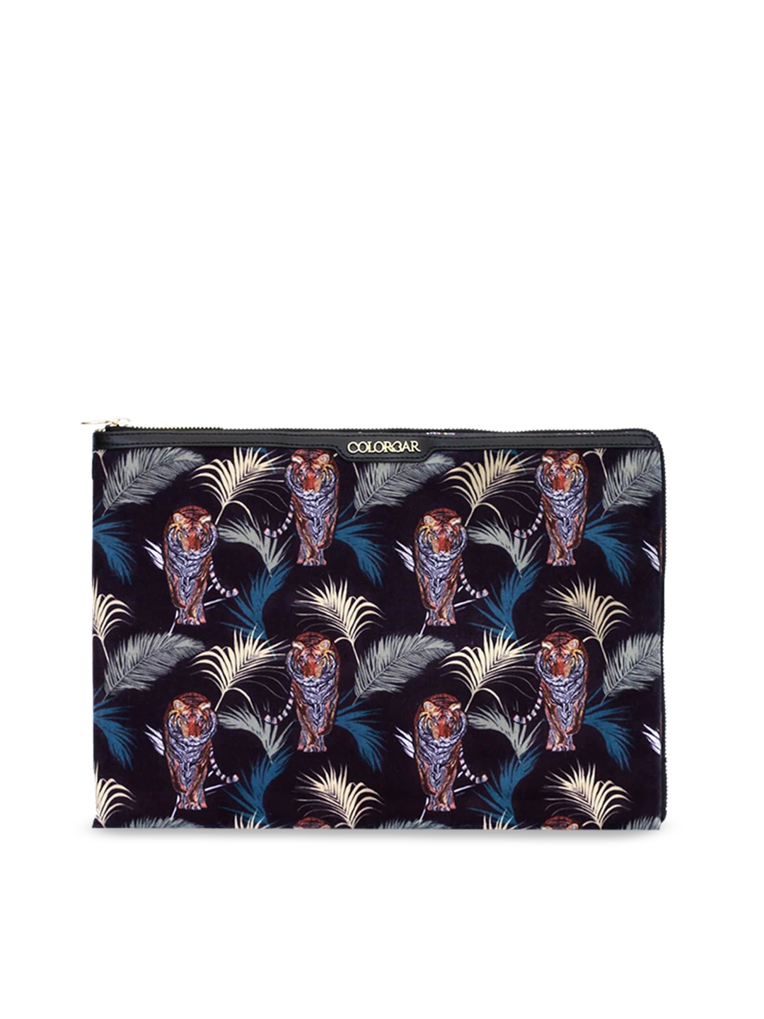 

Colorbar Multicoloured Safari Print Big Flat Pouch, Multi