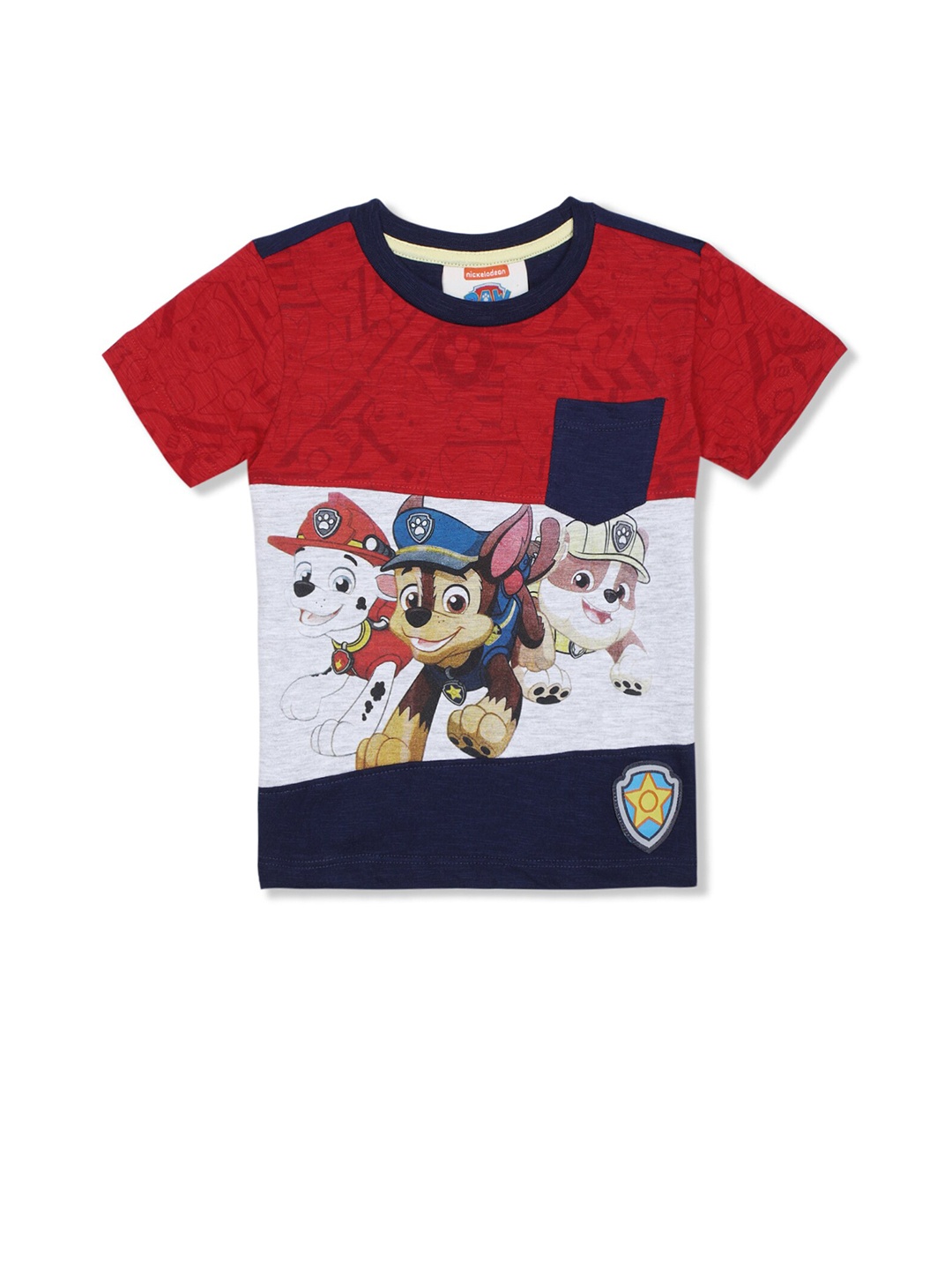 

Colt Boys Red and White Graphic Printed T-shirt