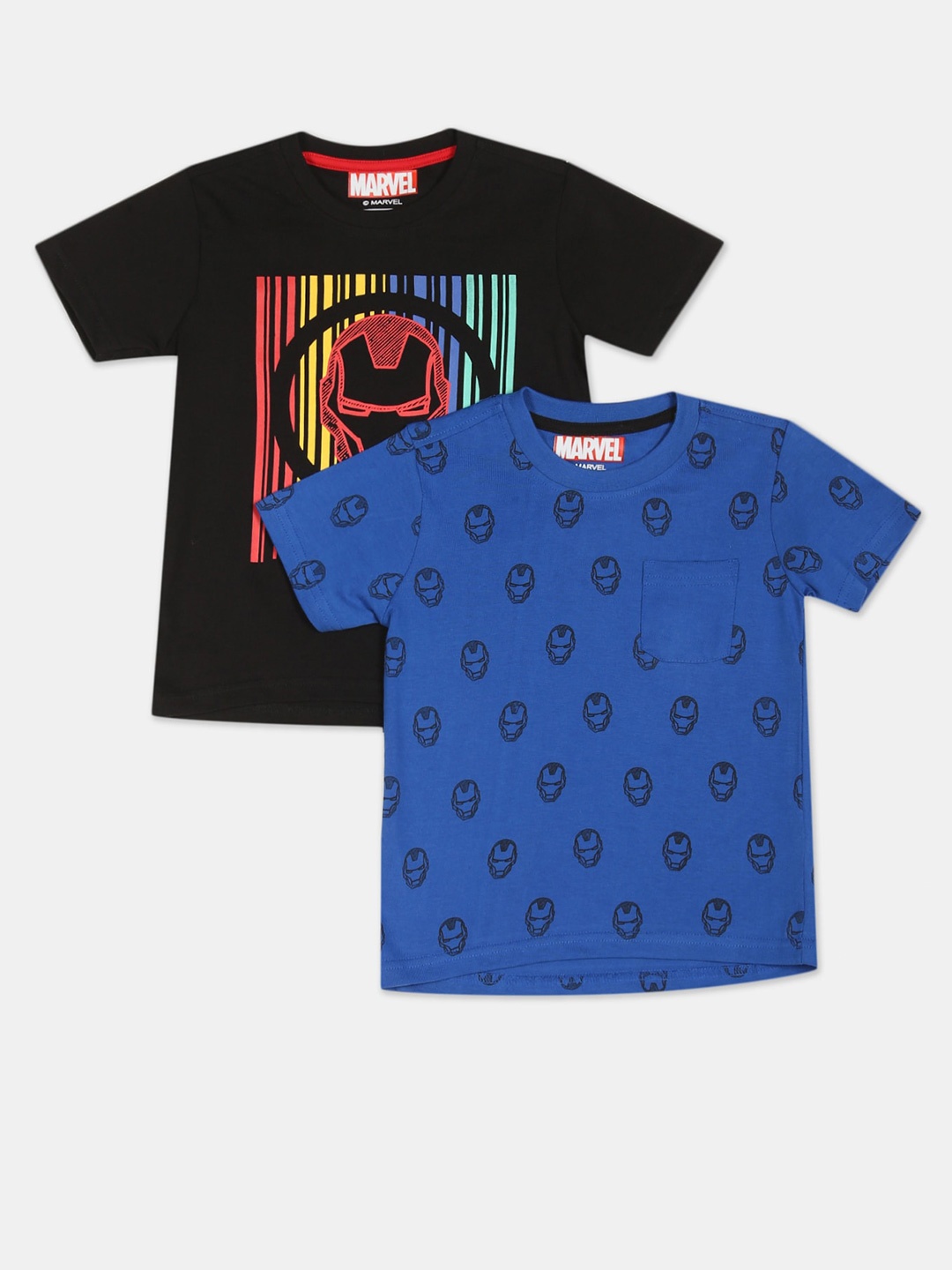 

Colt Boys Pack Of 2 Assorted Iron Man Printed T-shirts
