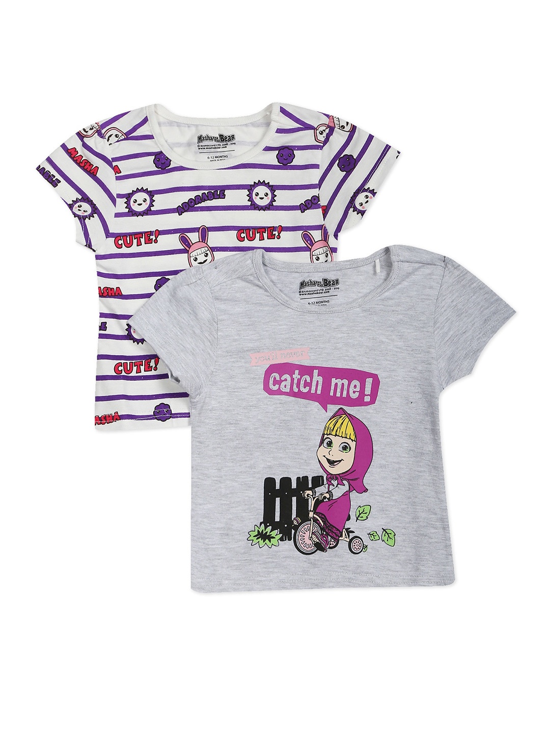 

Colt Girls Pack of 2 Printed T-shirts, Assorted