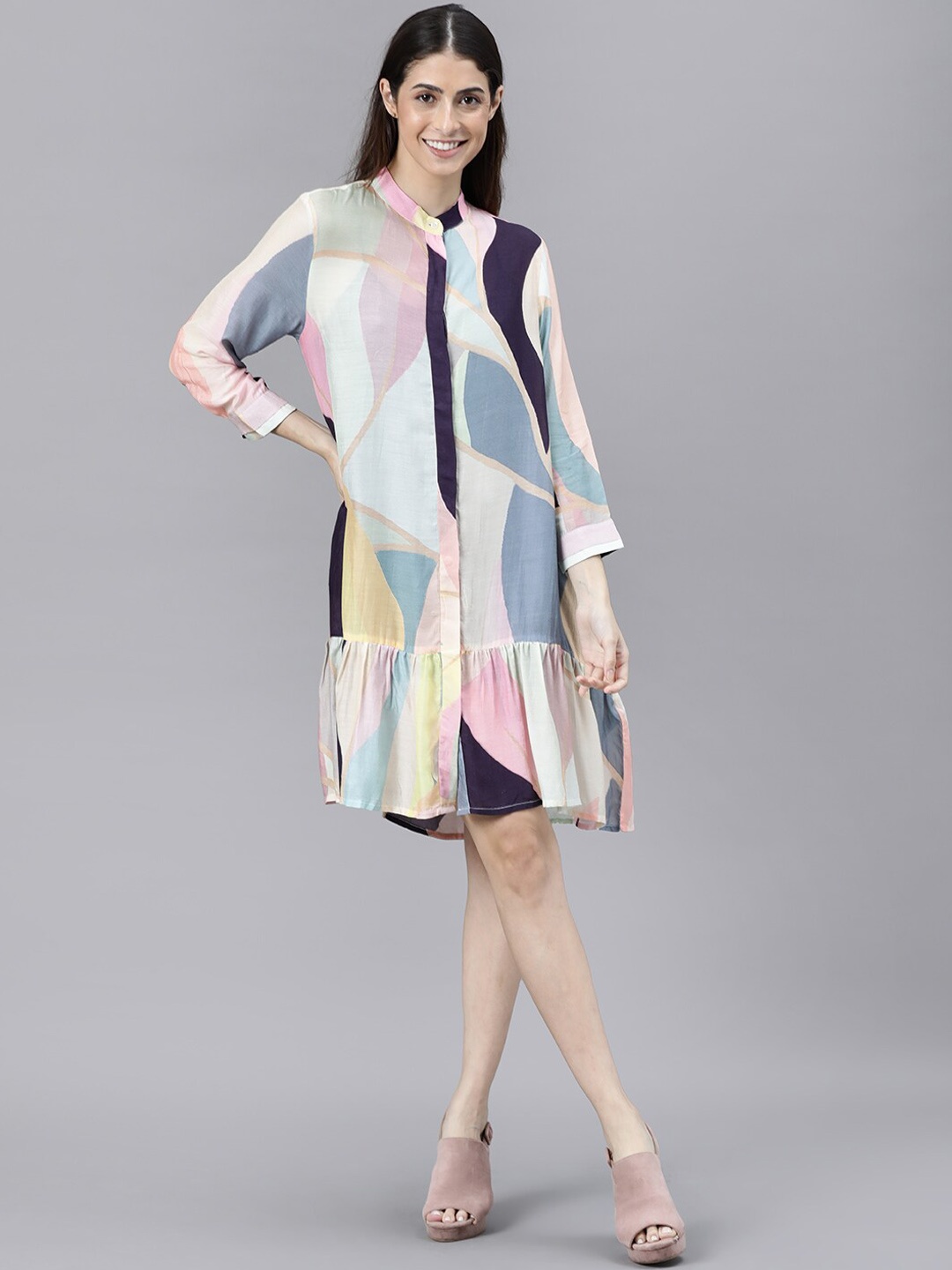 

RAREISM Multicoloured Shirt Dress, Multi