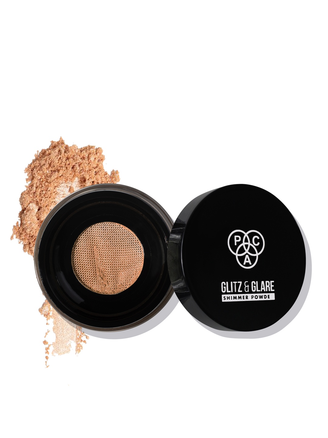 

PAC Glitz & Glare Long-Lasting Shimmer Powder with Highly Milled Pearls - Frosted 02, Rose gold