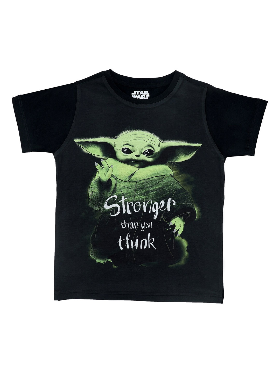 

Star Wars by Wear Your Mind Boys Black Star Wars Printed T-shirt