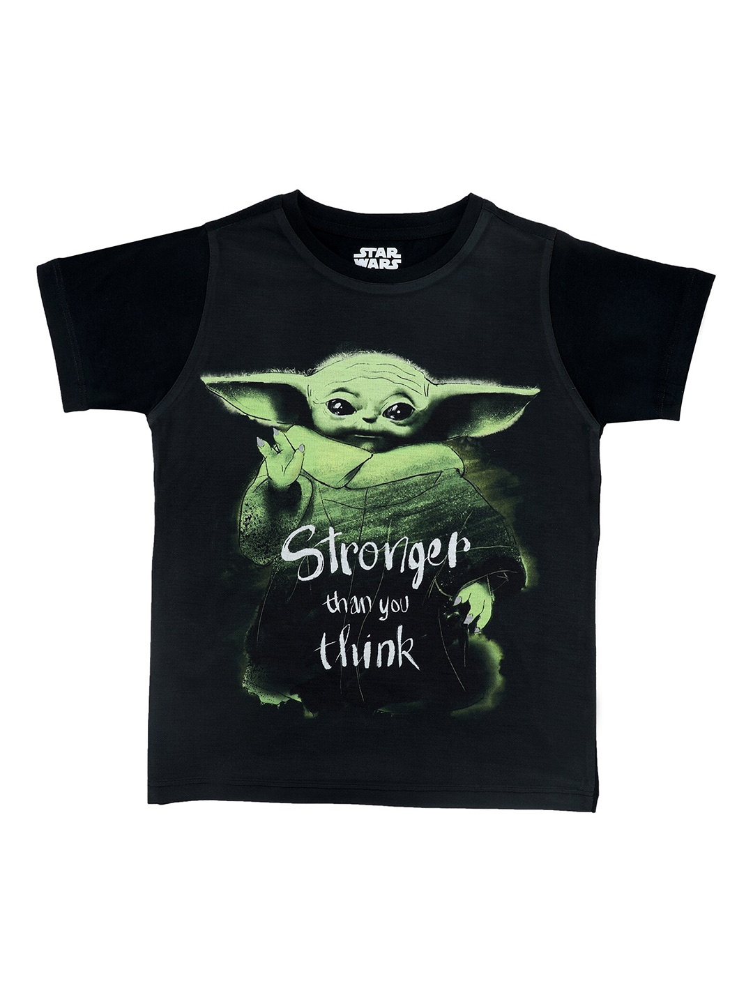 

Star Wars by Wear Your Mind Boys Black Star Wars Printed T-shirt